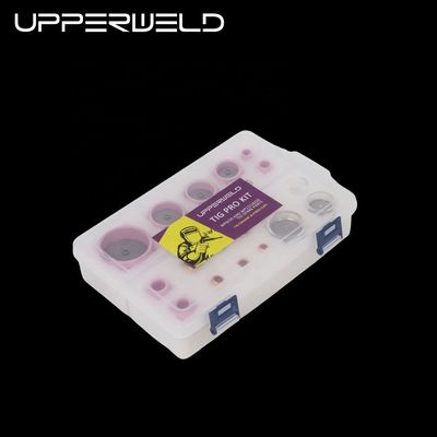 Gaslens wig verzamelen Glasbeker en Keramische Tig Welding Nozzle set ideaal voor het lassen