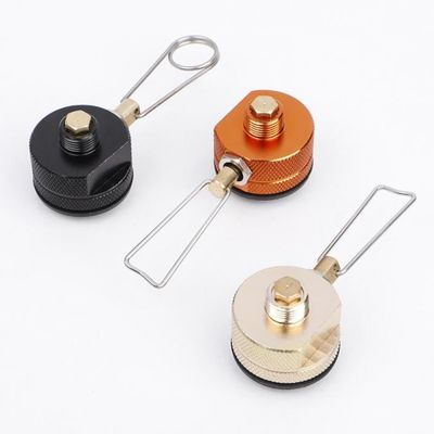 Op maat gemaakte ondersteuning OBM Zwart Oranje Camping Stove Burners Propane Tank Refill Adapter