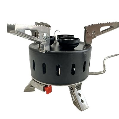 Outdoor BBQ gaskachel met drie spuitkop mini draagbare opvouwbare campingbrander