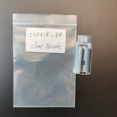 Op maat gemaakte ondersteuning 54NQ14-8 Tig Welding Clear Glass Cups voor WP17 18 26 Welding Torch