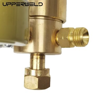 Max. Uitlaatdruk 10 bar Aanpasbare Messing Dual Stage Gas Regulator voor Lassen