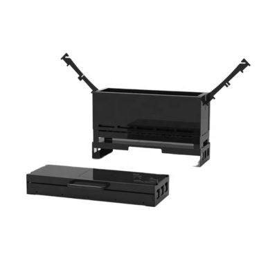 Outdoor Camping Roestvrij staal BBQ kachel Schoon Afwerking Boven half-eenheid Brandtafel
