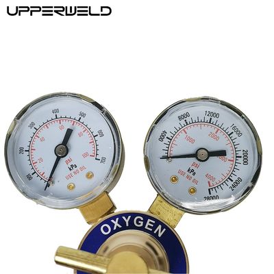 Dual-stage gasregulator voor zuurstoflassen aangepaste ondersteuning en veiligheid structuur