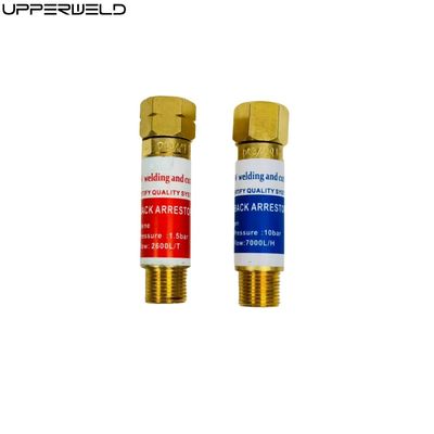 Professionele zuurstof-acetyleen flashback-arrestor voor drukregulator brandstofveiligheid