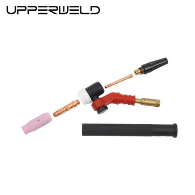 Op maat gemaakte ondersteuning OEM WP9/20 WP17/18/26 Flexible Body Head 125Amp Air-Cooled TIG Welding Torch