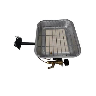 Draagbare verwarmingstoestel voor buitenverwarming met veiligheidsvoorziening voor thermocouples en twee stroominstellingen