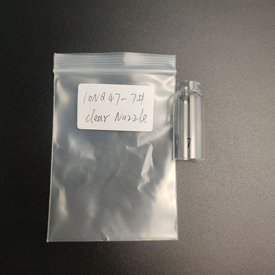 Doorzichtige glazen spuitstuk Diameter 11 mm UPPERWELD 10NQ47-7