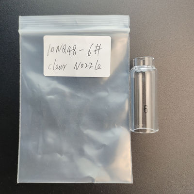 UPPERWELD 10NQ48-6 Doorzichtige glazen mondstuk Tig Laslampen 9,5 mm Diameter Tig Accessoires
