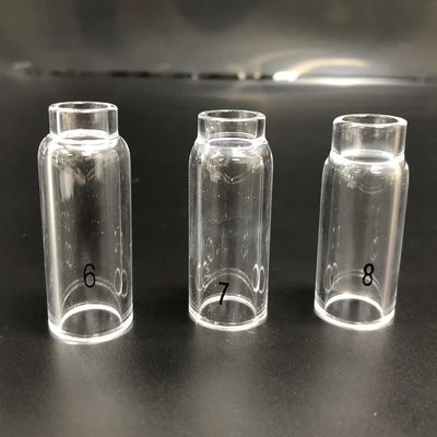 OEM-ondersteuning UPPERWELD 10NQ-6 7 8 Doorzichtige glazen mondstuk Tig Accessoires voor Tig Lastocht