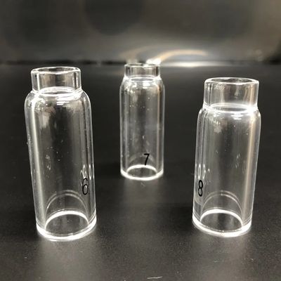 OEM-ondersteuning UPPERWELD 10NQ-6 7 8 Doorzichtige glazen mondstuk Tig Accessoires voor Tig Lastocht