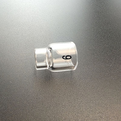 OEM-ondersteuning UPPERWELD 13NQ10-6 Doorzichtige glazen spuitstuk Tig Accessoires voor lastocht