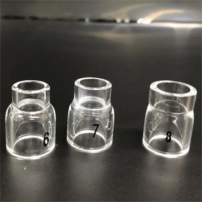 UPPERWELD 13NQ10-6 7 8 Helder glas spuitstuk perfect voor professionele Tig Las Torch