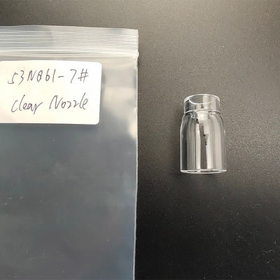 Hooggeweld 53NQ61-7 Tig Laslampen Accessoire Doorzichtige glazen mondstuk voor las Tig