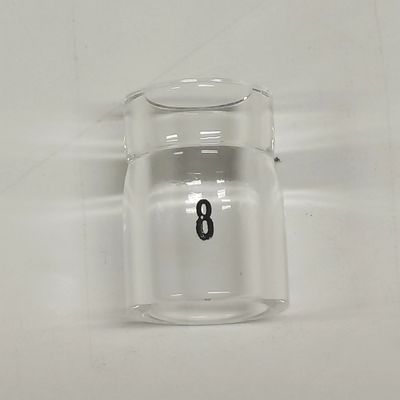 UPPERWELD 53NQ61S-8 Doorzichtige glazen spuitstuk Tig Torch Accessoire voor een betere gasdekking