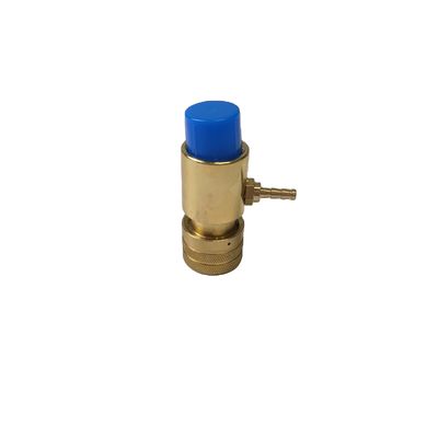 1-20Tanden Linksdraad Boven Solid Messing Zuurstof Regulator Tank Valve N.W. 223.6g