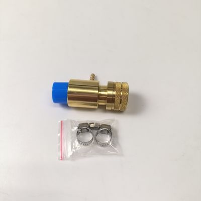 1-20Tanden Linksdraad Boven Solid Messing Zuurstof Regulator Tank Valve N.W. 223.6g
