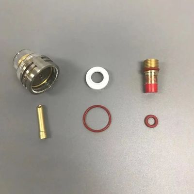 Lichte ontwerpen UPPERWELD WP17/18/26 54NQCN 16 Clear Glass Cup Nozzle Kit 2.4 voor TIG-lassen