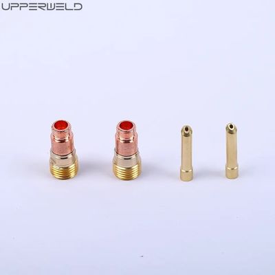 WP-17/18/26 2.4 TIG Laslampen Gaslens Kit 1/16' 3/32' 1/8' Clear Nozzle Pyrex Cup Kit