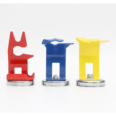 Houd uw lastoorts veilig vast met een magnetische TIG/MIG-toortshouder rood/blauw/geel