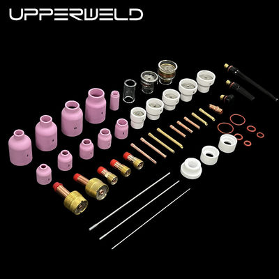 OEM-sweislampen 66PCS TIG-accessoires Jumbo Keramische spuitstuk Gaslens TIG-onderdelen