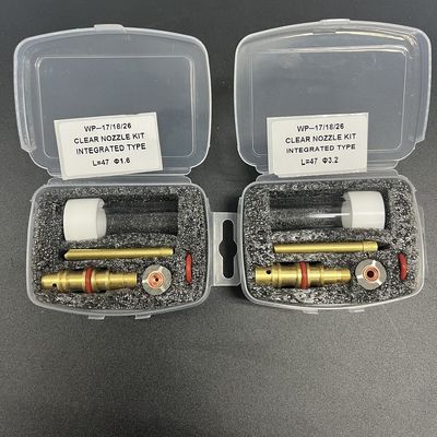 Wp17/18/26 Tig Lastocht Doorzichtige mondstuk Kit Geïntegreerd Type L 47 1.6 voor glazen bekers