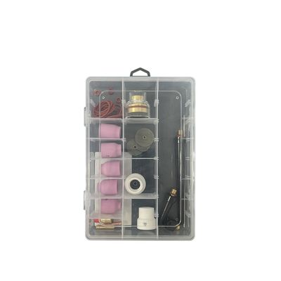 27PCS TIG-sweislampen accessoires voor WP-9/20 2,4 mm diameter keramische spuitstuk inbegrepen