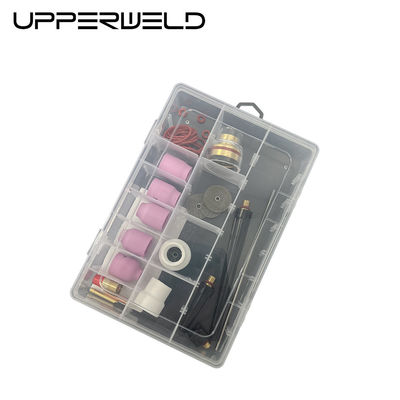 27PCS TIG-sweislampen accessoires voor WP-9/20 2,4 mm diameter keramische spuitstuk inbegrepen