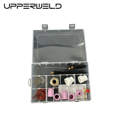 27PCS TIG-sweislampen accessoires voor WP-9/20 2,4 mm diameter keramische spuitstuk inbegrepen