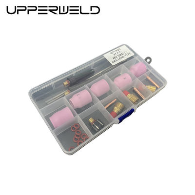 Pink UPPERWELD 27PCS TIG Laslampen Accessoires 53N Serie Keramische spuitstuk TIG Onderdelen Gaslenzen