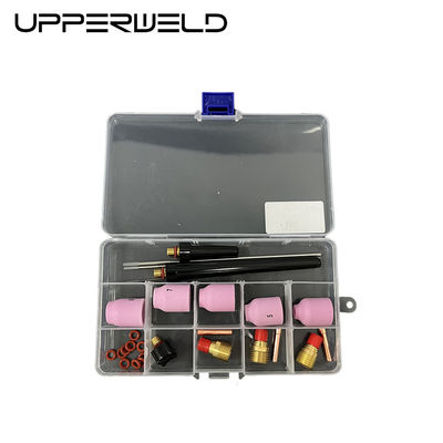 Pink UPPERWELD 27PCS TIG Laslampen Accessoires 53N Serie Keramische spuitstuk TIG Onderdelen Gaslenzen