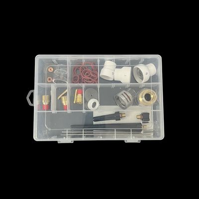 Verwelding Torch Accessoires 48PCS Clear Nozzle Spare Parts Include Collet Upperweld