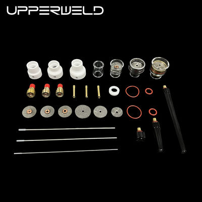 Verwelding Torch Accessoires 48PCS Clear Nozzle Spare Parts Include Collet Upperweld