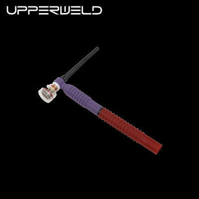 Purple Copper Cubber en Plastic Boven WT125FL Flexible TIG Welding Torch Head Air Cooled