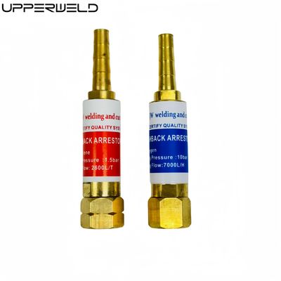 2600L/T 7000L/H Messing Koper Boven Las Flashback Arrestor voor zuurstof en acetyleen
