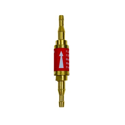 Acetyleengas flashback arrester voor 1,5 bar en 10 bar Torch Working Pressure Design