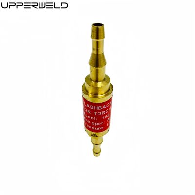 Acetyleengas flashback arrester voor 1,5 bar en 10 bar Torch Working Pressure Design