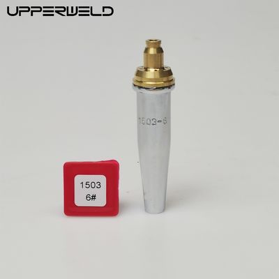Sliver 1503 maat 6 Acetyleen snij tips Gas snijdoos voor snijtorch