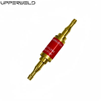 Acetyleengas flashback arrester voor 1,5 bar en 10 bar Torch Working Pressure Design