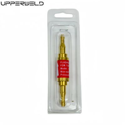 Acetyleengas flashback arrester voor 1,5 bar en 10 bar Torch Working Pressure Design