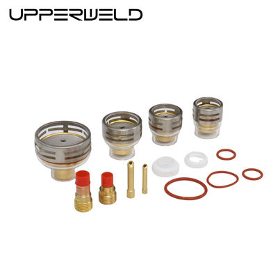 TIG Las Accessoires 26pc Kit Gas Lens voor WP9 20 WP 17 18 26 TIG Clear Champagne Nozzle
