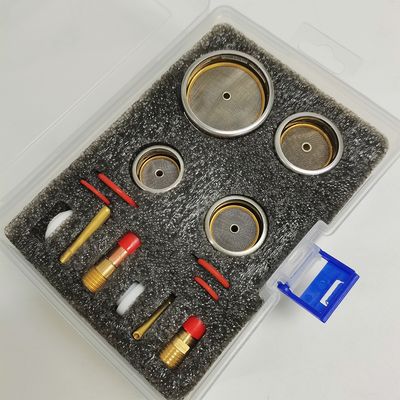 TIG Las Accessoires 26pc Kit Gas Lens voor WP9 20 WP 17 18 26 TIG Clear Champagne Nozzle