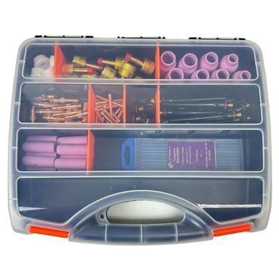 Las accessoires Upper Tig Torch Kits met hitteschild en grote gaslens collet lichaam