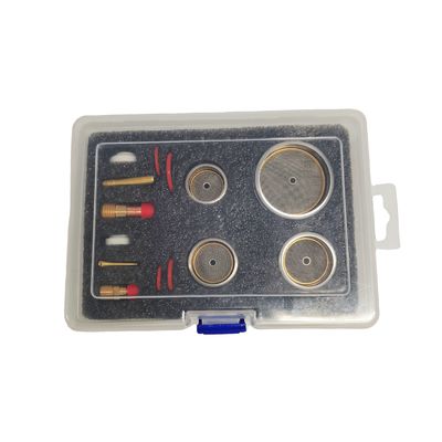 Op maat gemaakte ondersteunende glazen keramische bekertjes met heldere spuitstukken voor TIG-lassen WP 9/20/17/18/26