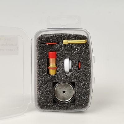 Duurzaam TIG Cup Consumables WP17 18 26 TIG Grote Champagne Clear Nozzle Kit met Collet Body