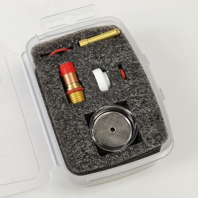 Duurzaam TIG Cup Consumables WP17 18 26 TIG Grote Champagne Clear Nozzle Kit met Collet Body
