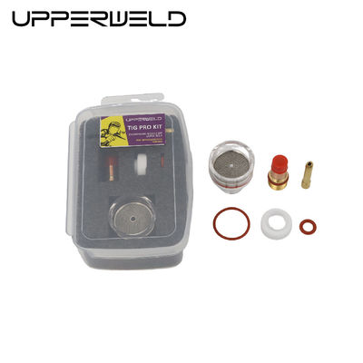 Duurzaam TIG Cup Consumables WP17 18 26 TIG Grote Champagne Clear Nozzle Kit met Collet Body