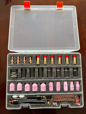 Geavanceerde TIG-las met keramische beker en helder mondstuk 17 18 26 74 sets