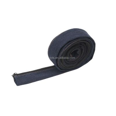 4m TIG Las Torch Cable Cover Met Cowboy Zipper Jacket Stijl Blauw