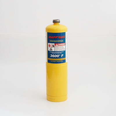 Propaan- en zuurstofgascilinder 0,5 kg Staalconstructie voor moeiteloze behandeling