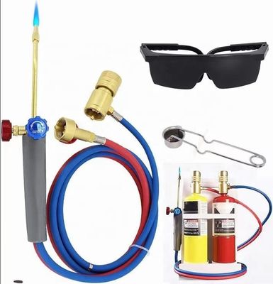 Oxygen MAPP Torch Kit voor solderen en brazen Temperatuur tot 3550C Draagbaar ontwerp